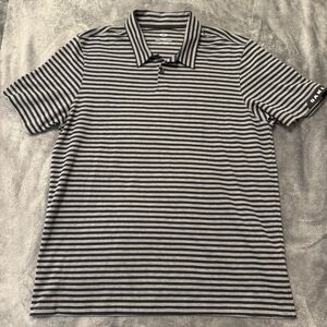Oakley Golf Polo Striped Performance Regular Fit Short‎ Sleeve Mens Size XL